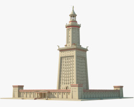 Александрийский маяк 3D модель